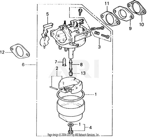 Honda EG1000 A GENERATOR, JPN, VIN# G150-1005695 Parts Diagram for CARBURETOR (2)