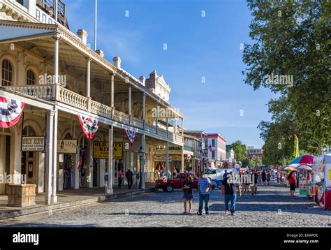 Old Sacramento district, Sacramento, California, USA Stock Photo - Alamy