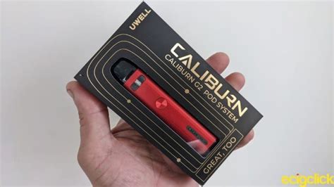 Uwell Caliburn G2 Pod Kit Review - A Wheelie Good Idea? - Ecigclick