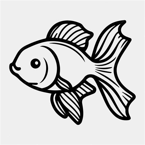 Fish Art Black And White