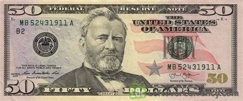 50 American Dollars banknote - Exchange yours for cash today