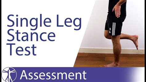 Single Leg Stance Test | Gluteal Tendinopathy (GTPS) - YouTube