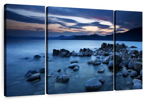 Lake Tahoe Sunset Boulders Wall Art | Photography