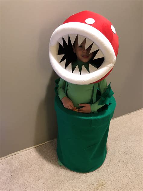 Made this Piranha Plant costume for my son 😊 | Mario halloween costumes, Bowser halloween ...