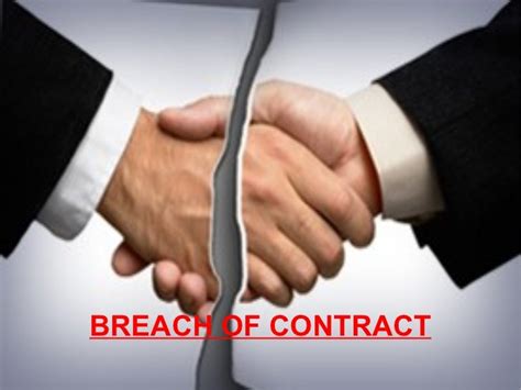 Breach of contract (1)