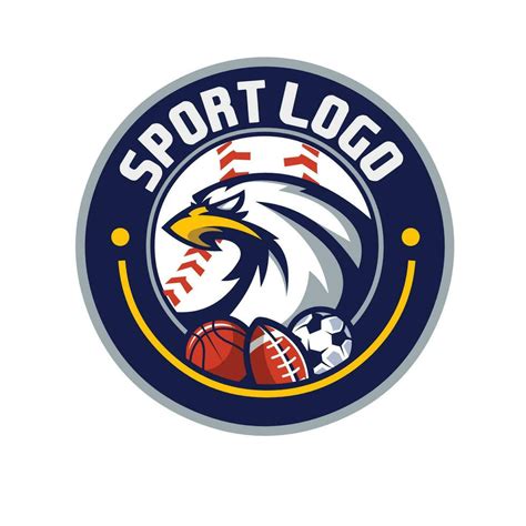 eagle sport logo 26190890 Vector Art at Vecteezy