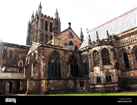 HEREFORDSHIRE; HEREFORD CATHEDRAL Stock Photo - Alamy