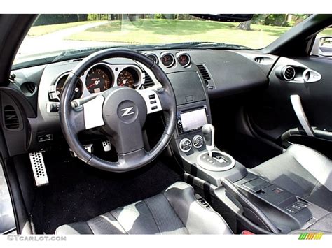 Charcoal Interior 2004 Nissan 350Z Touring Roadster Photo #68168206 ...