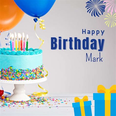 100+ HD Happy Birthday Mark Cake Images And Shayari