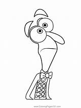 Fear Inside Out 2 Coloring Page For Kids  Free Printable sketch template