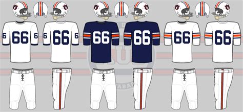 Auburn Tigers Football Uniform History - Auburn Uniform Database