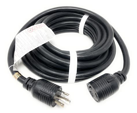 NEMA L6-30P To L6-30R Extension Cord | L6-30 Twist Lock Plug