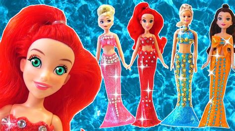 Play doh Mermaid Sparkle Dresses Disney Princess, Barbie 👗 Dress up games Barbie and craft ...