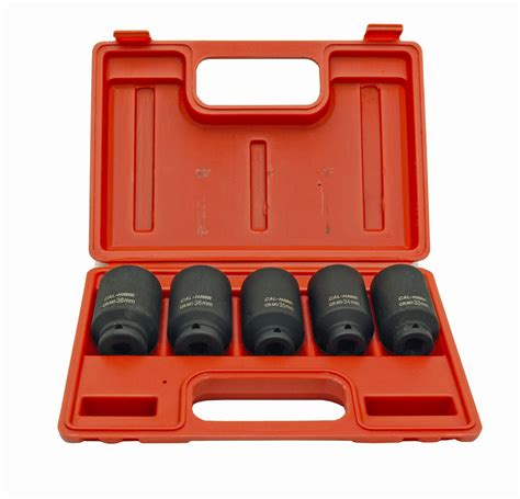 5-pc. 1/2" Dr. Deep Impact Socket Set - Metric