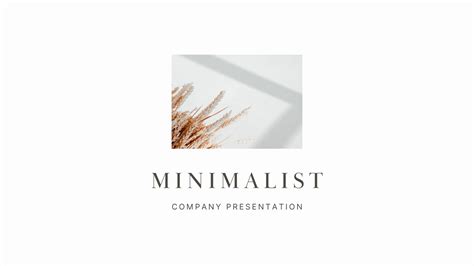 Minimalist Powerpoint Template