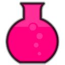 Pink Flask Lab Clip Art at Clker.com - vector clip art online, royalty free & public domain