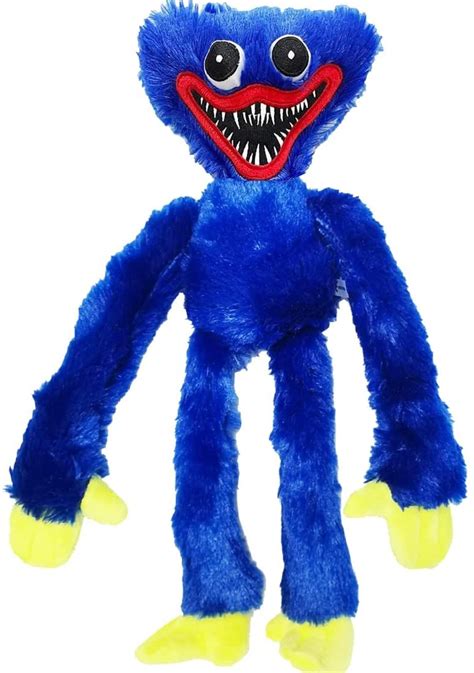 Buy 15.8 Inch Poppy Playtime Blue Huggy wuggys Plush Toy Monster Horror ...