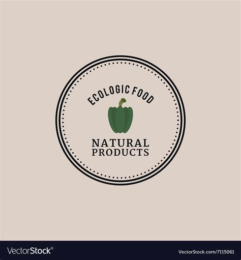 Vegan food label Royalty Free Vector Image - VectorStock