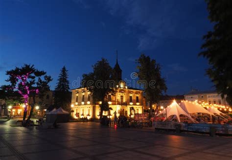 Nowy Targ Market Square, Nowy Targ, Southern Poland Stock Image - Image ...