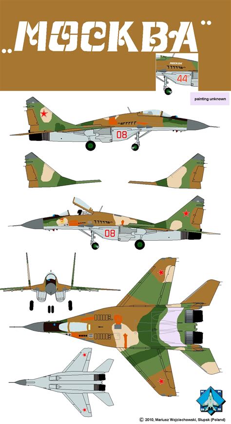 Colours of the MiG-29. Mikoyan & Gurevich MiG-29 camouflage and ...