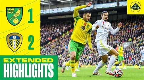 EXTENDED HIGHLIGHTS | Norwich City 1-2 Leeds United - YouTube