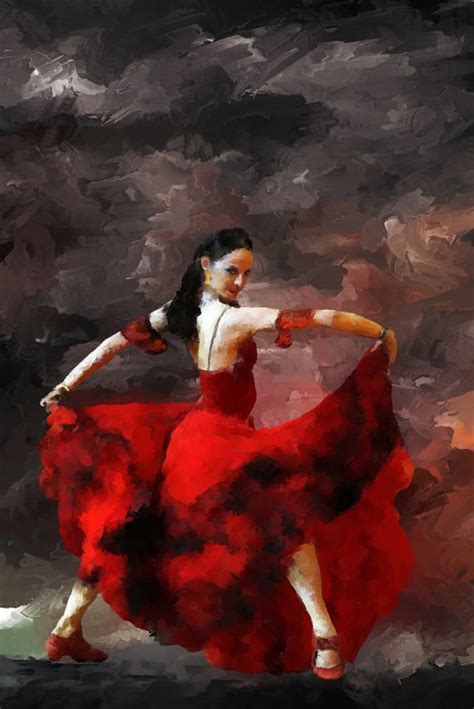 Flamenco Dance Art Paintings Spanish Dancers Dance Art | Etsy