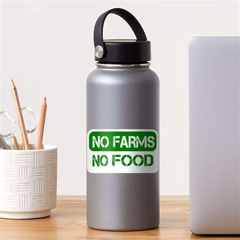 "No Farms No Food" Sticker for Sale by omardaoudi | Redbubble