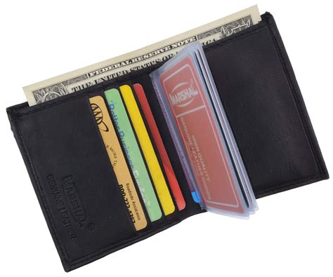 Mens Lamb Leather Credit Card Holder Wallet 1151 - menswallet