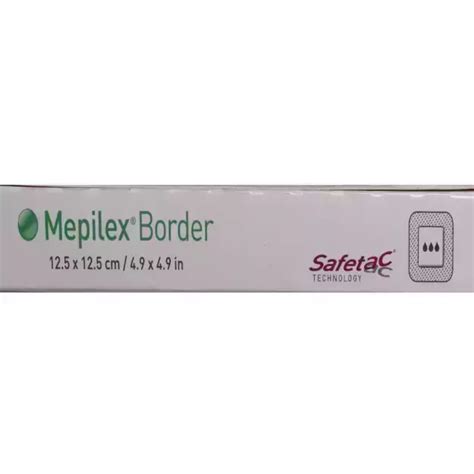 Mepilex Border Dressing (12.5 cm x 12.5 cm): Uses, Price, Dosage, Side Effects, Substitute, Buy ...