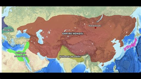 L'expansion de l'empire mongol (1206 - 1279) - YouTube