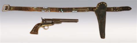 1851 Colt Navy Revolver with Original Belt and Holster