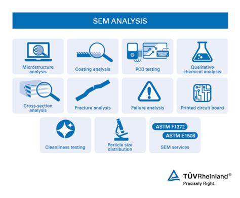 SEM Failure and Microstructure Analysis | WO | TÜV Rheinland