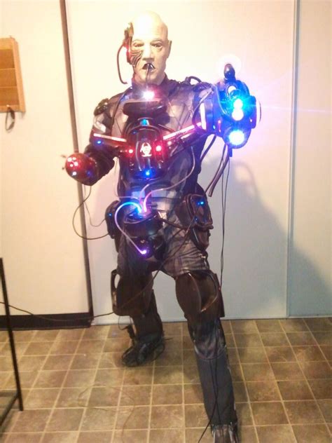 Locutus of Borg Costume (Cyborg) With Real Robotics, Lights, and Sound and 36,000 MAh of Power ...