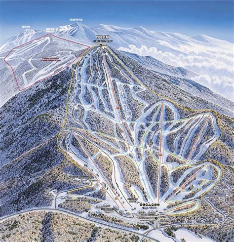 Pico Mountain at Killington Ski Resort Guide, Location Map & Pico Mountain at Killington ski ...