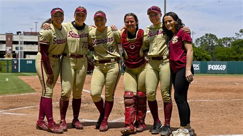 No. 6 FSU softball wins series over NC State on senior day