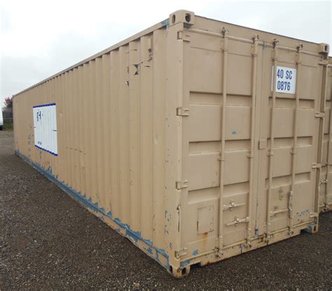 40' Steel Shipping Container / Storage Box / Sea Container | Five 40 Ft Steel Sea Containers ...