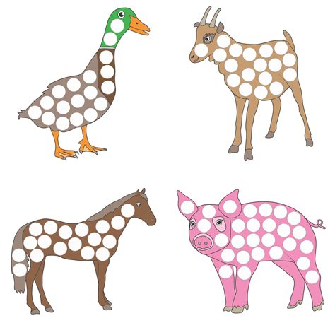 Hard Animal Dot To Dot Printables