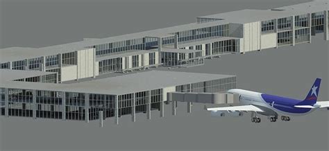 Domestic Airport terminal Nashik free 3D Model DWG | CGTrader.com