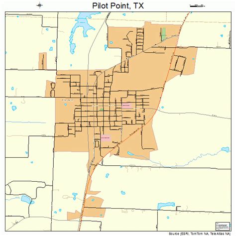 Map Of Pilot Point Texas Map Of Europe - Bank2home.com