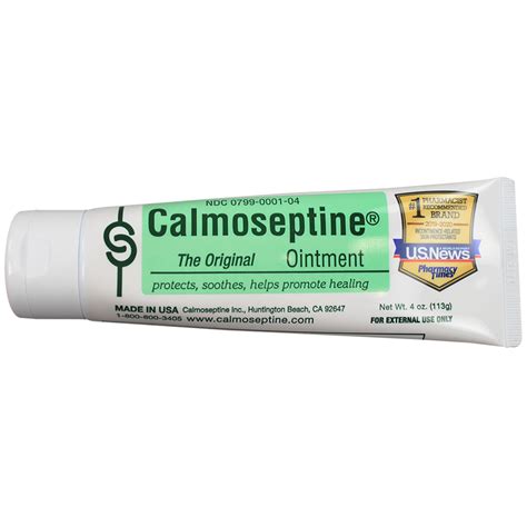 Calmoseptine Cream - Menthol Zinc Oxide Ointment