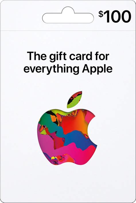 Apple $100 Gift Card App Store, Music, iTunes, iPhone, iPad, AirPods ...