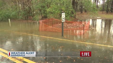 Flooding in Summerville - YouTube