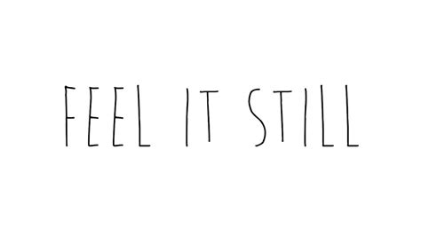 Feel It Still - Cover - YouTube