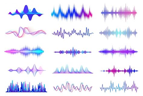 Premium Vector | Sound waves. Frequency audio waveform, music wave HUD ...