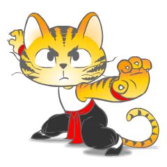 check out the Fury Cat V.2 sticker by Yanyong Poddoung on chatsticker ...