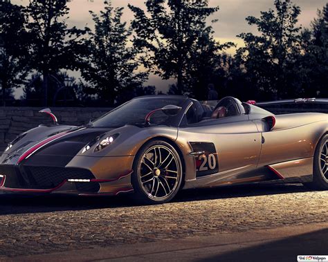 Pagani huayra roadster 4K wallpaper download