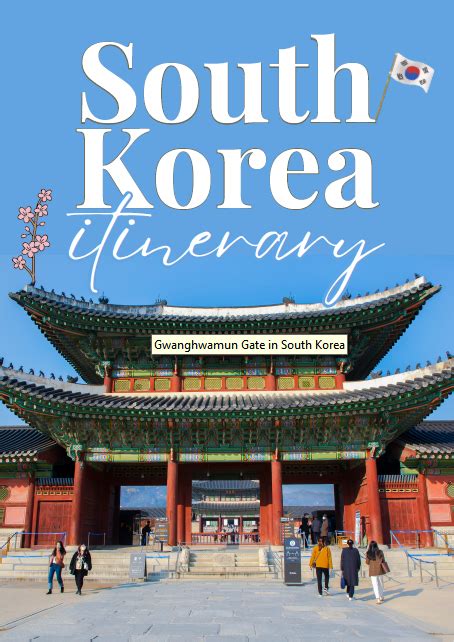 South Korea Itinerary for 3 to 14 days | South Korea Travel Guide by a Local (Digital Print ...