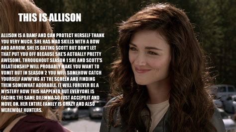 Allison Argent Quotes. QuotesGram