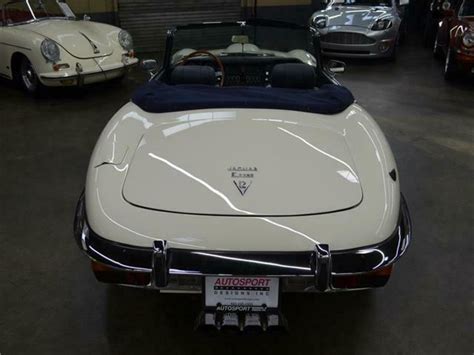 1974 Jaguar XKE V12 Series III 30354 Miles White Convertible 5.3L V12 ...