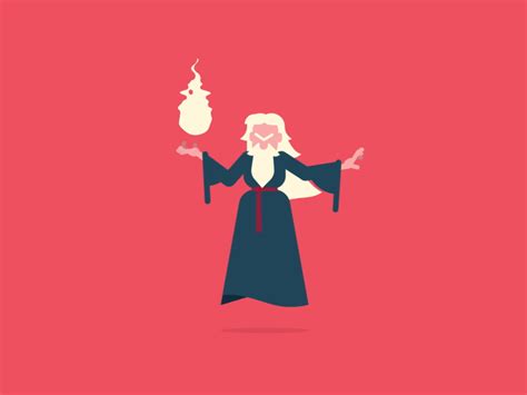 Merlin - Wizard | Motion graphics inspiration, Vector character design ...